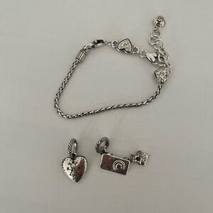 Brighton bracelet and charms